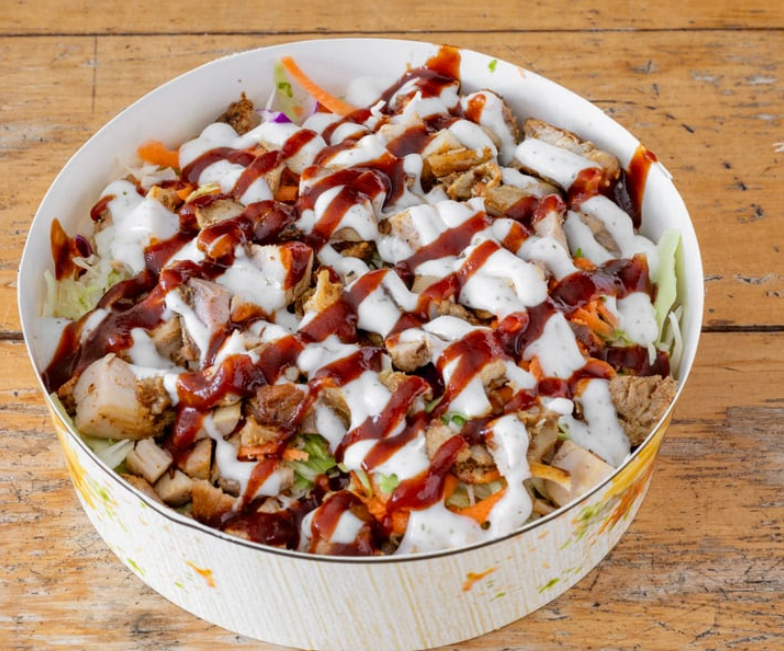 Souvlaki Spot fresh loaded meal
